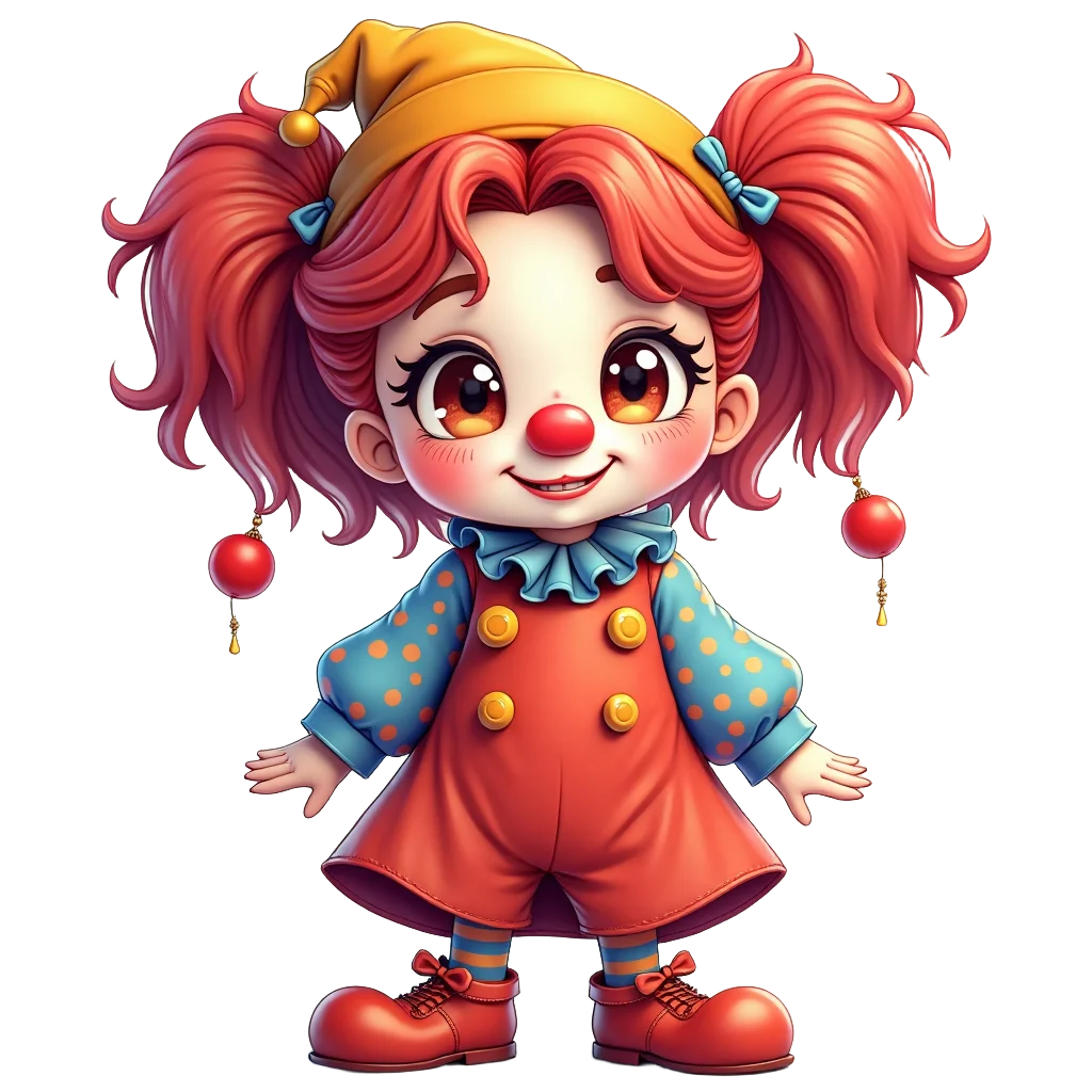 Cute Clown Character